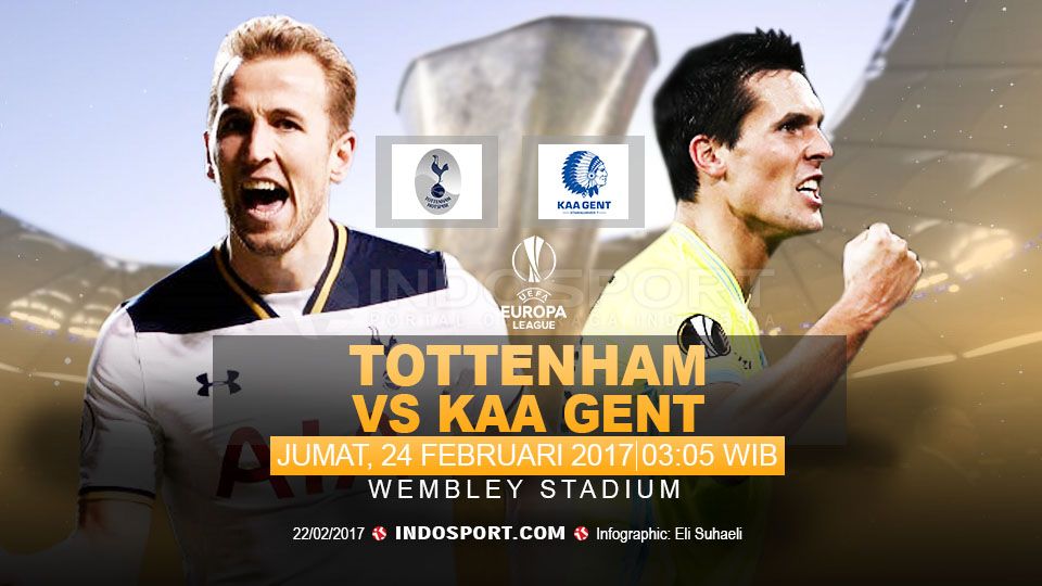 Tottenham Hotspur vs KAA Gent. Copyright: &copy; Grafis: Eli Suhaeli/INDOSPORT/Getty Images